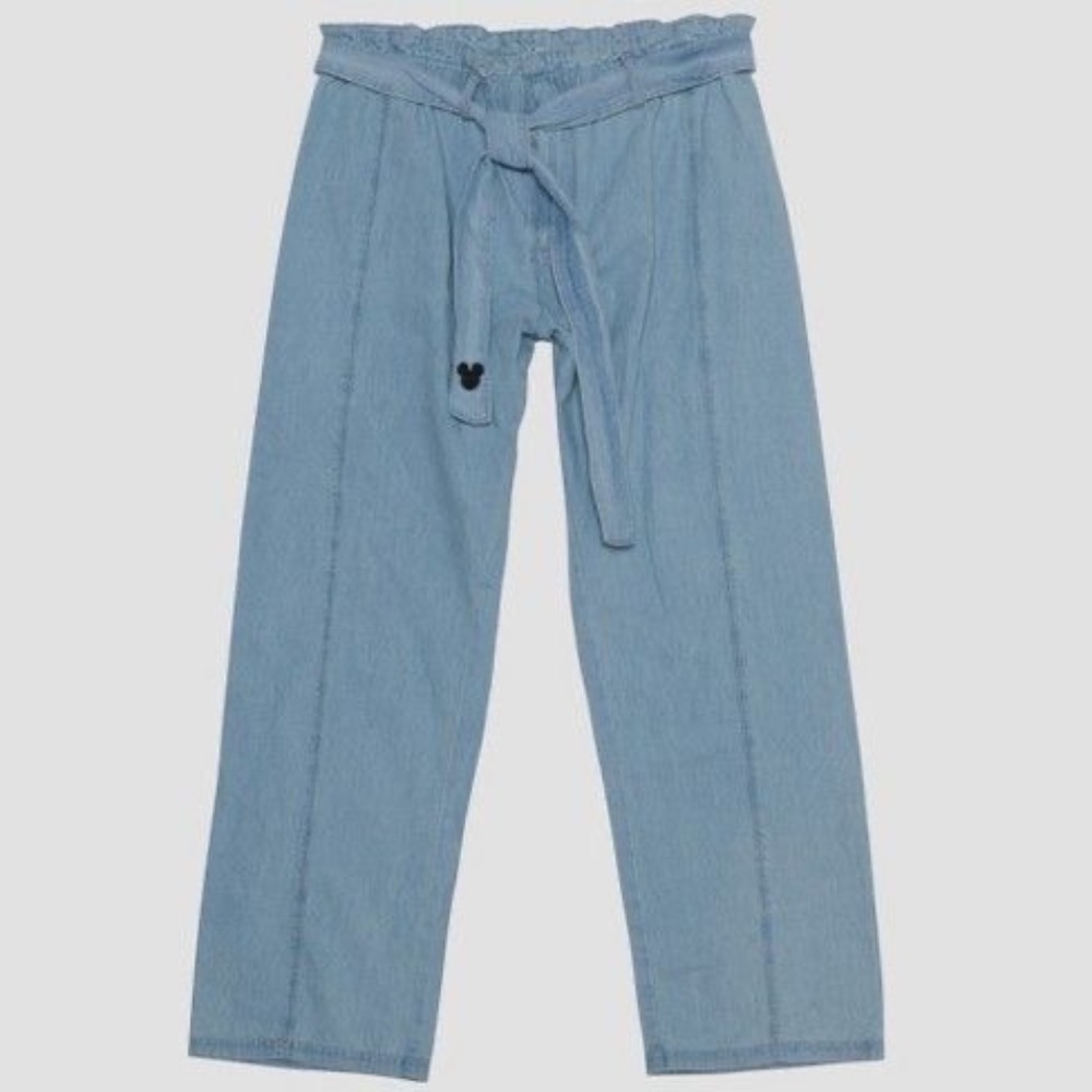 NEW Junk Food x Disney Mickey Mouse Chambray Pants